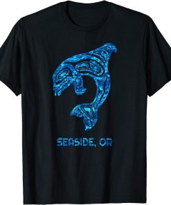 Seaside Oregon PNW Native American Indian Orca Killer Whale T-Shirt