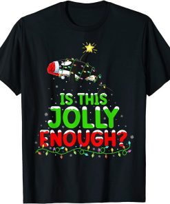 Xmas Lighting Is This Jolly Enough Orca Christmas Tree T-Shirt