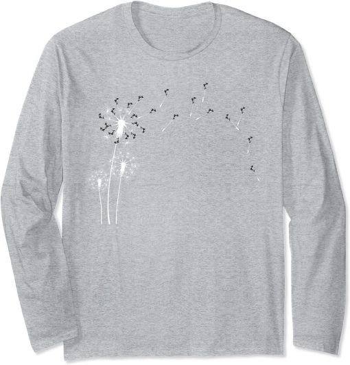 Animal Flower Plant - Dandelion Orca Long Sleeve T-Shirt